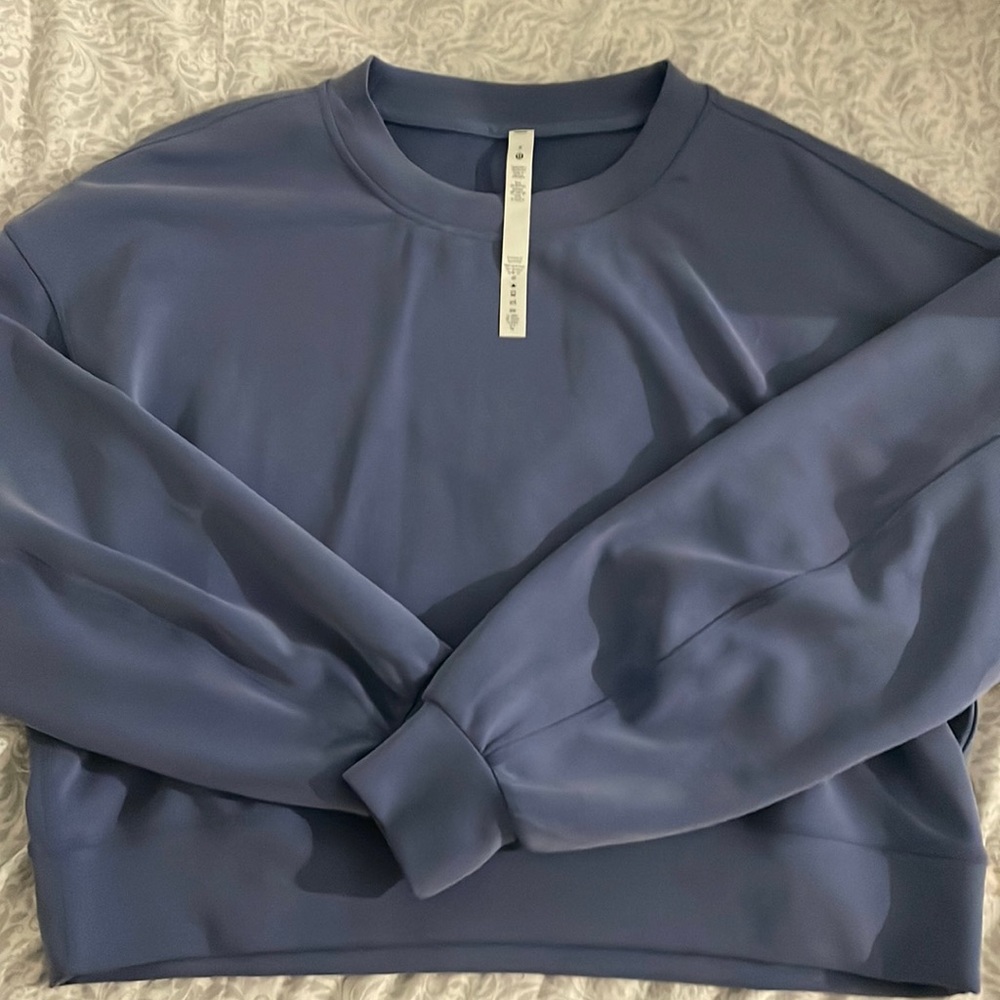 lululemon soft stream water drop crew neck
